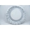 10.25" 18 Round Plates Silver Medley