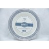 Decor Bowls 7.5" 10cts Elegant Embossed Edge design Silver