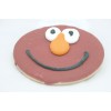 Happy Elmo Face Shaped Fancy Big Cookie 