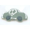 Green Car Shaped Fancy Small Cookie 