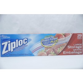 Ziploc Large Storage 20 Bags 26.8cmX 27.3cm
