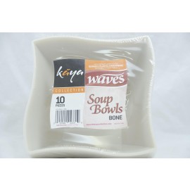 Kaya Waves Bone Soup Bowls 10 pcs