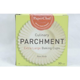 Extra Large Baking Cups Culinary Parchment Non-Stick 30 cups