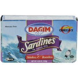 Dagim Sardines Skinless-Boneless in Soya Oil 125g