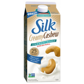 Silk Unsweetened Creamy Cashew Milk 1.89L
