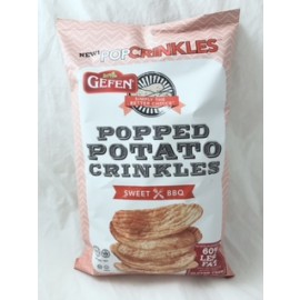 Gefen Popped Potato Crinkes Sweet BBQ 3.5oz (99.22g)