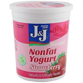 J&J Blended NonFat Yogurt STRAWBERRY 32oz 907g