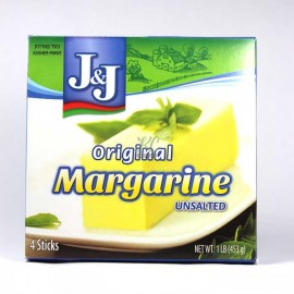 J&J Non Hydrogenated Original Margarine Unsalted 453g - 4 Sticks