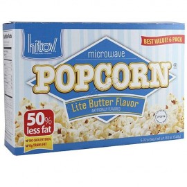 Kitov Microwave Lite Butter Flavor Popcorn 6 3.5 oz bags 21 oz 594g