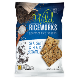 Wild Riceworks Wild Sea Salt & Black Sesame 155g