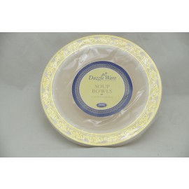 Dazzleware Collection Soup Bowl 12oz 10cts in Gold