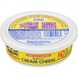 Tofutti Garlic & Herb Cream Cheese. 8oz 227g