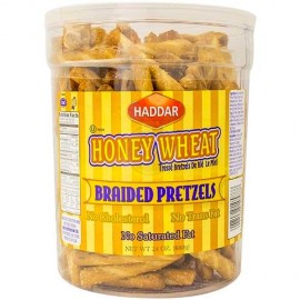 Haddar Honey Wheat Braided Pretzels 24oz (680g)