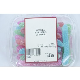 Gedilla Sour Worms Parve Kosher City Package