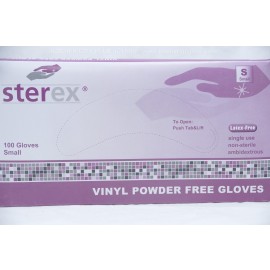 Sterex Vinyl Powder Free Gloves 100