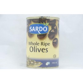 Sardo Whole Ripe Olives 398ml