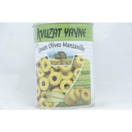 Kvuzat Yavne Green Olives Manzanillo Sliced 540g