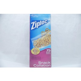 Ziploc Snack Collation 75 Bags 16.5cmX8.2cm 