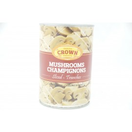 Crown Mushrooms Sliced