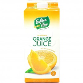 Golden Flow Premium Orange Juice 64 FL OZ (1.89 L)