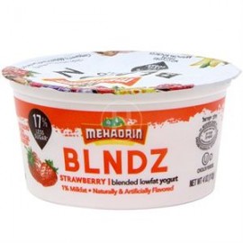 Mehadrin BLNDZ Strawberry Blended Lowfat Yogurt 113g 
