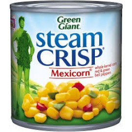 Green Giant Steam Crisp Mexicorn Whole Kernel Corn Red & Green Bell Peppers Gluten Free 311g