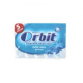 Orbit Sugar Free Peppermint Gum Multipack 5x5 Sticks 65g 