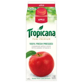 Tropicana 100% Fresh Pressed Apple Juice 1.75L
