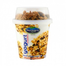 Norman's Poppers Lowfat Vanilla Yogurt with Choco Granola 5.45oz(155g)