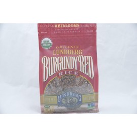 Lundberg Burgundy Red Rice Whole Grain Organic  Gluten Free Non GMO 16oz