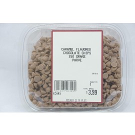 Caramel Flavored Chocolate Chips Parve Kosher City Plus Package 350g