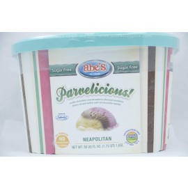 Parvelicious  Sugar Free Neapolitan Frozen Dessert Parve  Lactose-Dairy Free Nut Free Facility