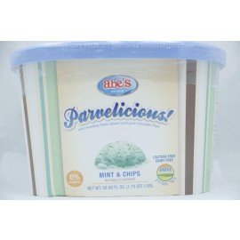Parvelicious  Mint & Chips Frozen Dessert Parve  Lactose-Dairy Free