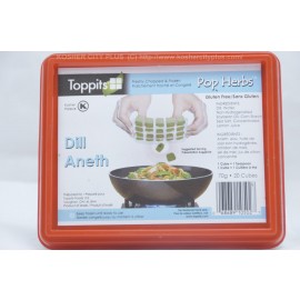 Toppits Dill Freshly Chopped and Frozen Pop Herbs 20 Cubes Gluten Free 70g