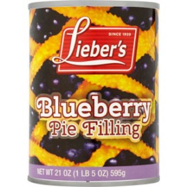 Lieber's Blueberry Pie Filling 21oz (1lb) 595g