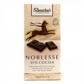 Schmerling's Noblesse 55% Cocoa, Finest BitterSweet Swiss Chocolate 3.5oz(100g)  