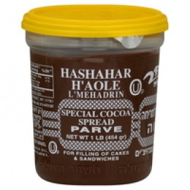 Hashahar H'Aole L' Mehadrin Special Cocoa Spread Parve net Wt 1Lb ( 454gr)