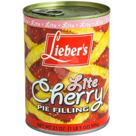 Lieber's Lite Cherry Pie Filling 21oz (1lb) 595g
