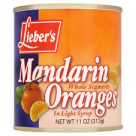 Lieber's Mandarin Oranges In Light Syrup 312g