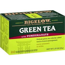 Bigelow Herbal Tea Green Tea Pomegranate 25g 20tea bags